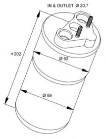 Осушувач кондиціонера NRF 33318
