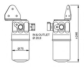 Осушитель кондиционера NRF 33334