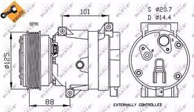 Компрессор кондиционера NRF 32231