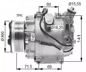 Компрессор кондиционера NRF 32491