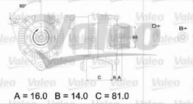 Генератор Valeo 436389
