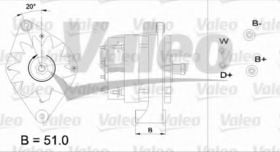 Генератор Valeo 436440