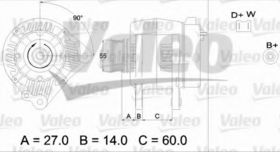 Генератор Valeo 436444