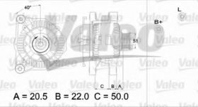 Генератор Valeo 436749