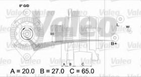 Генератор Valeo 437201