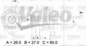 Генератор Valeo 437206
