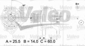 Генератор Valeo 437317