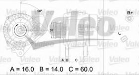 Генератор Valeo 437341
