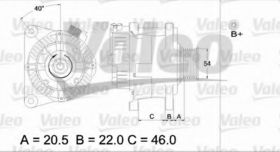 Генератор Valeo 437356