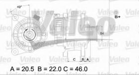 Генератор Valeo 437357