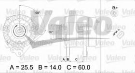 Генератор Valeo 437400