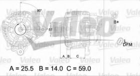 Генератор Valeo 437454