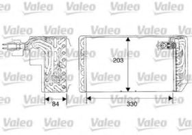 Испаритель кондиционера Valeo 817467