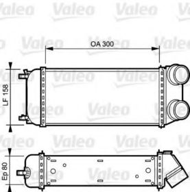 Интеркулер Valeo 818822