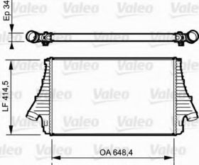 Інтеркулер Valeo 818818