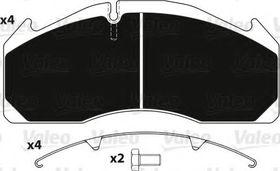 Тормозные колодки Valeo 882221