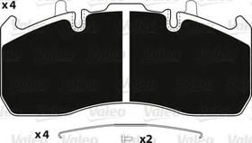 Тормозные колодки Valeo 882244