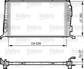 Радіатор охолодження двигуна Valeo 735279