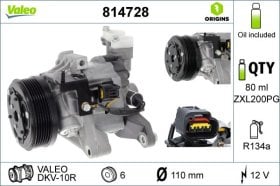 Компрессор кондиционера Valeo 814728