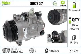 Компрессор кондиционера Valeo 690737