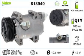Компрессор кондиционера Valeo 813940
