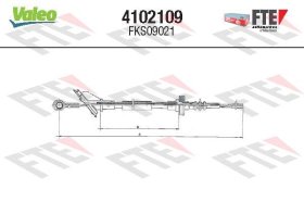 Трос зчеплення Valeo 4102109