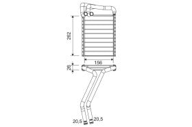 Радиатор печки Valeo 811655