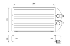 Радиатор печки Valeo 811581
