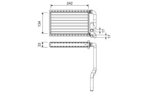 Радиатор печки Valeo 811578