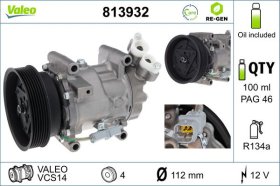 Компрессор кондиционера Valeo 813932