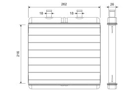 Радиатор печки Valeo 811631