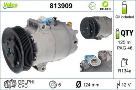Компрессор кондиционера Valeo 813909