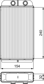 Радиатор печки Valeo 812282