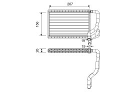 Радиатор печки Valeo 811568