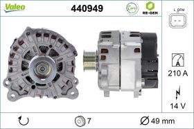 Генератор Valeo 440949