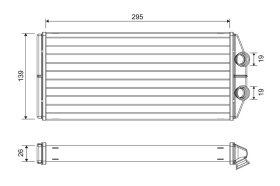 Радиатор печки Valeo 811504