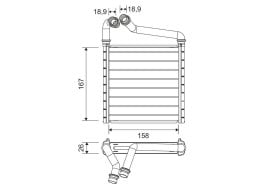 Радиатор печки Valeo 811633