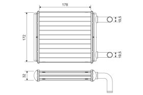 Радиатор печки Valeo 811612