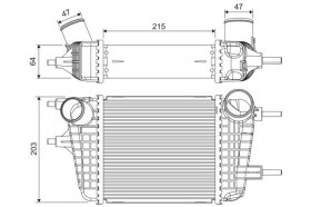 Інтеркулер Valeo 822913