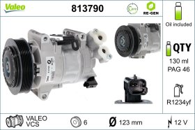 Компрессор кондиционера Valeo 813790
