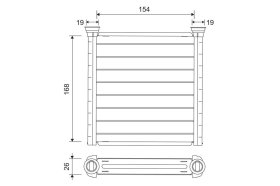 Радиатор печки Valeo 811649