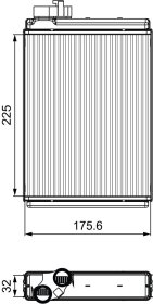 Радиатор печки Valeo 811507