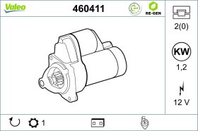 Стартер Valeo 460411