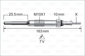 Свічка розжарювання Valeo 345252