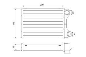 Радіатор пічки Valeo 811569