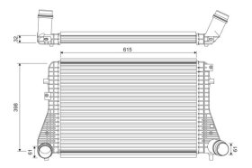 Интеркулер Valeo 818372