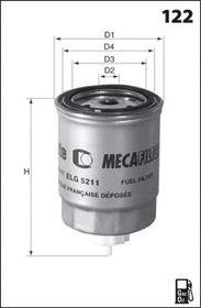 Топливный фильтр Mecafilter ELG5232