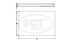Фильтр салона SCT Germany sa1342