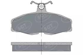 Тормозные колодки SCT Germany sp225pr