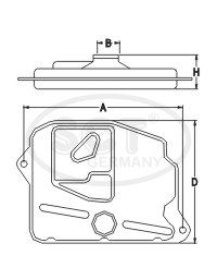 Фільтр АКПП SCT Germany sg1720